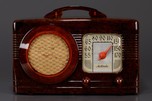 Motorola ’Circle-Grill’ 50X Catalin radio in Swilred Reddish-Tortoise